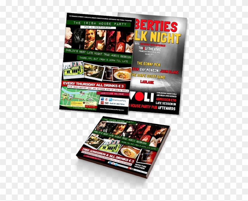 Flyers Print Design The Irish House Party - Flyer Clipart
