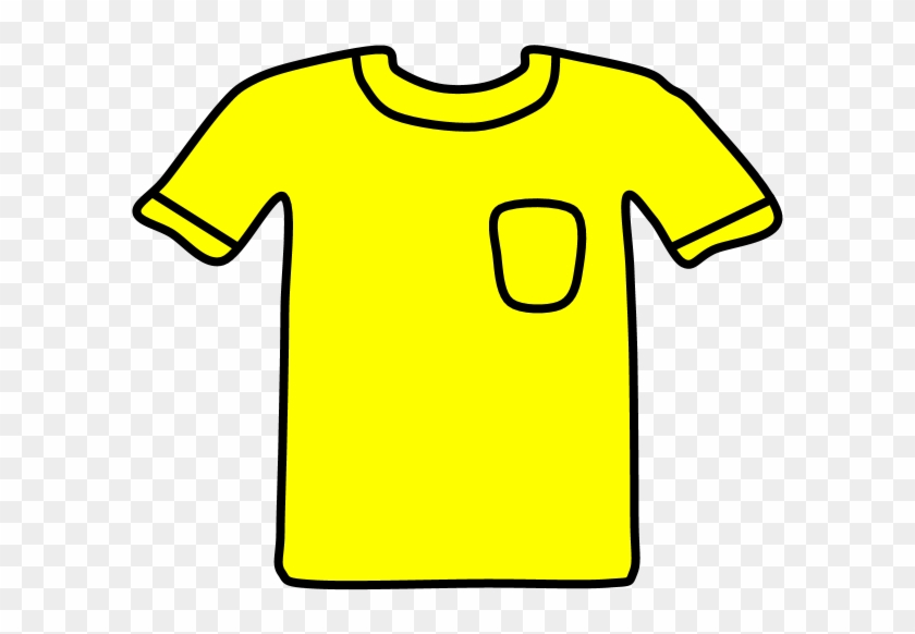 T-shirt, Pocket, Yellow, Png - Active Shirt Clipart