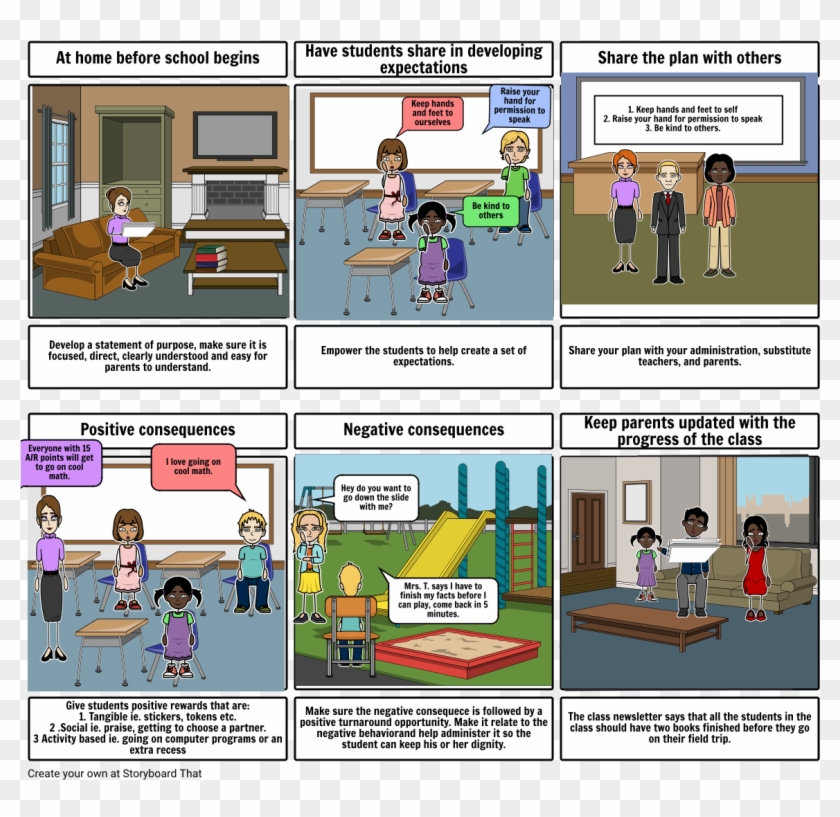 Classroom Management - Cartoon Clipart