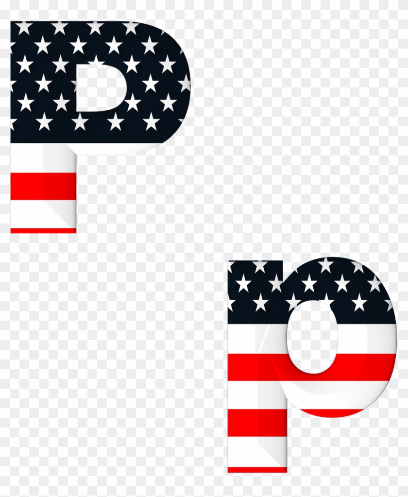 Letter E American Flag Png Clipart #5774585