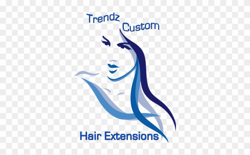 Trendz Custom Hair Extensions - Woman Long Hair Vector Clipart #5775034