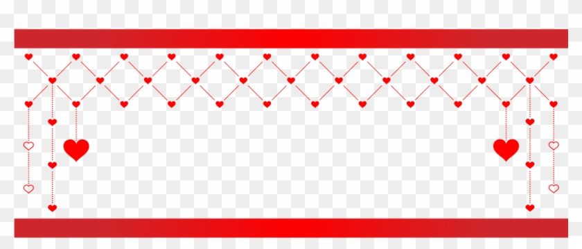 Banner Hearts Holiday Photoshop Png Image - Banner Love Clipart #5775083
