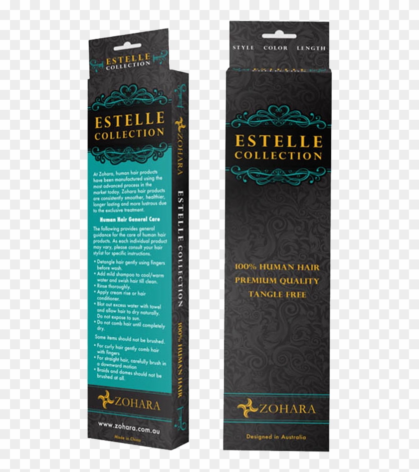 Custom Printed Hair Extension Boxes - Cosmetics Clipart