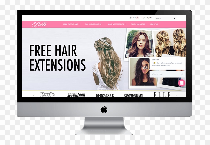 Bellehair - Computer Monitor Clipart #5775695