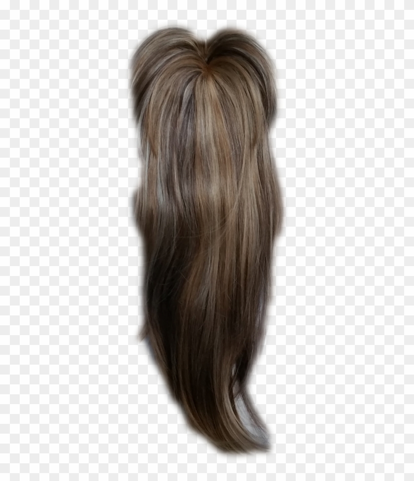 Special Fiber Half Wig - Blond Clipart