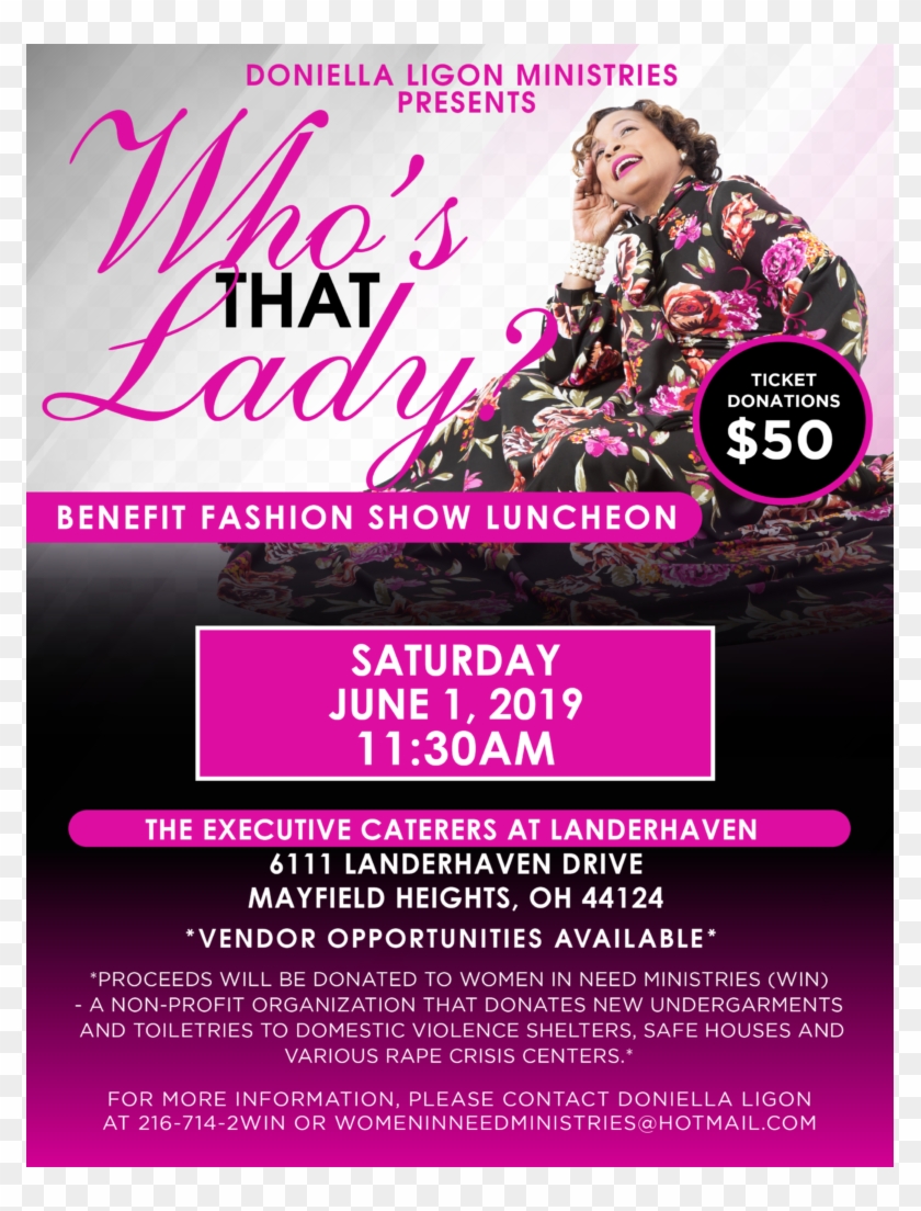 Benefit Fashion Show - Flyer Clipart #5776172