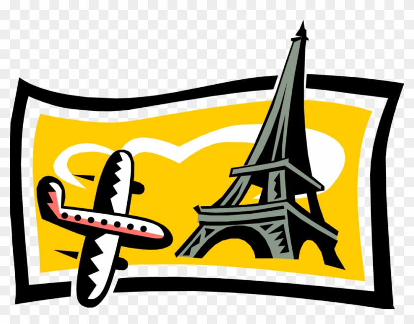 Vector Illustration Of European Tourism And Sightseeing Clipart