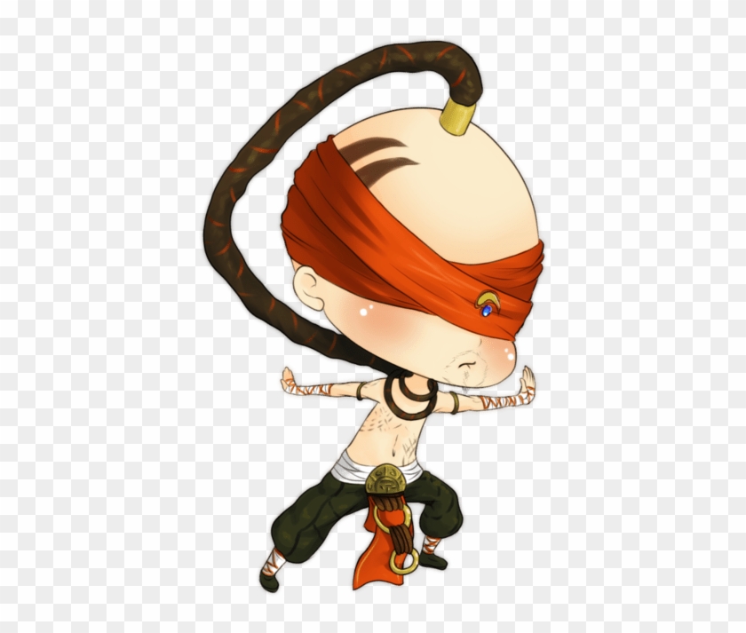 Cute Lee Sin - League Of Legends Lee Sin Chibi Clipart
