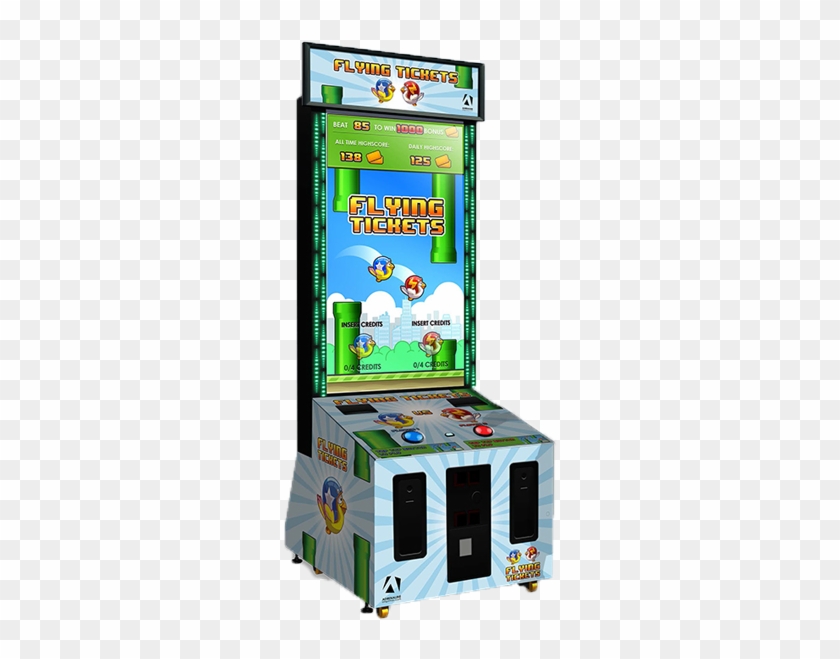 Flying Tickets Arcade Game Clipart #5776336