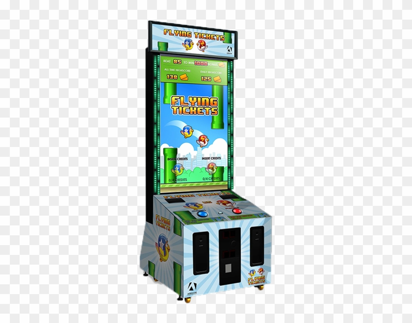 Flying Tickets Arcade Game Clipart