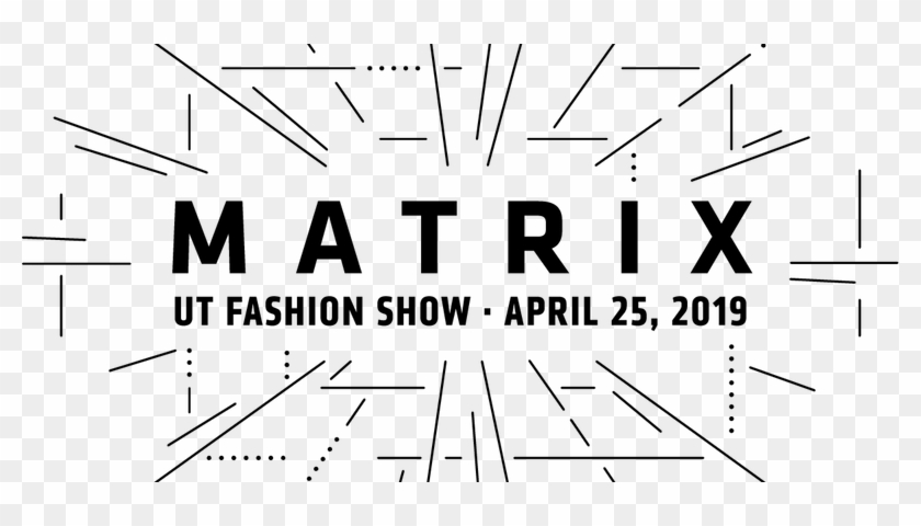 Matrix Ut Fashion Show - Monochrome Clipart