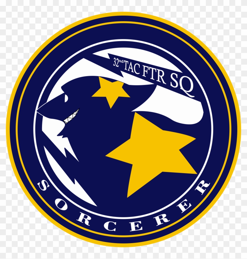 32nd Tactical Fighter Sq - Ace Combat Sorcerer Squadron Emblem Clipart #5776823