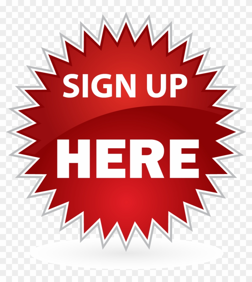 Sign Up Here Button - New Png Clipart