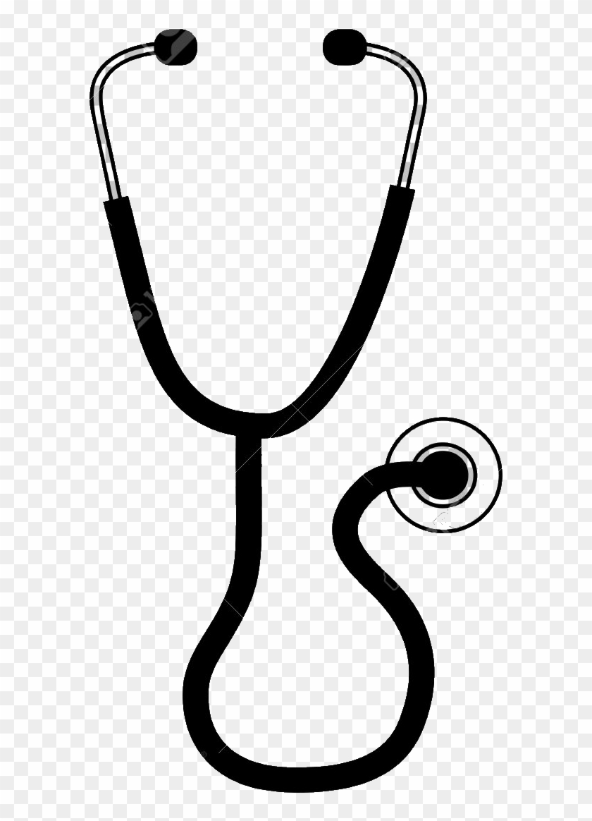 Cat Wearing Vector - Stethoscope Clipart Png Transparent Png #5777219