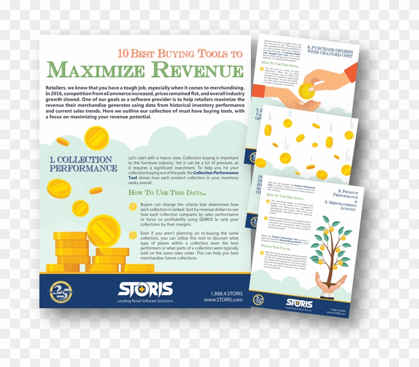 Top 10 Buying Tools For Revenue Icon - Brochure Clipart #5777868