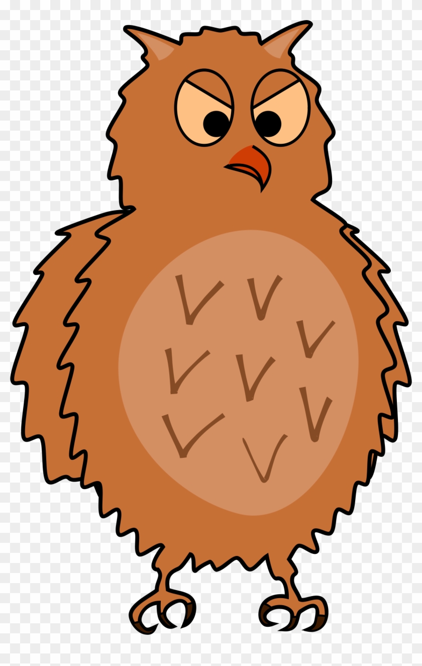 This Free Icons Png Design Of Enraged Owl - Clip Art Transparent Png