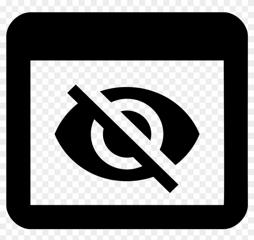 Vector Secret Icon - Hidden Icon Clipart