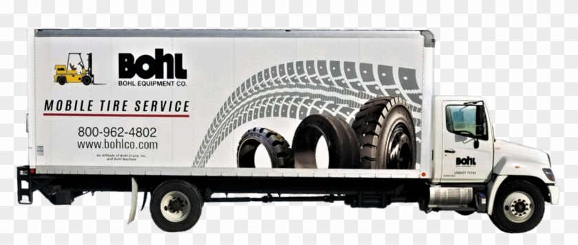 Mobile Tire Press Service - Trailer Truck Clipart #5778183