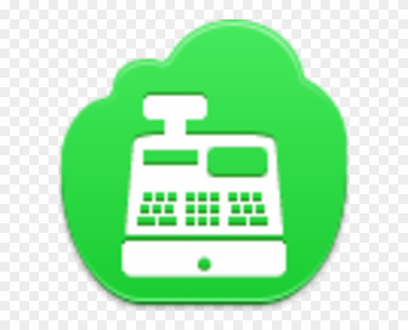 Cash Register Icon Image - Cash Register White Png Clipart #5778324