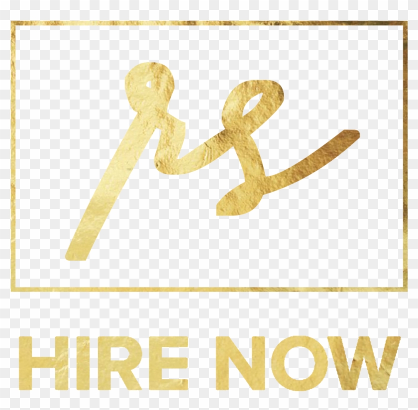 Tag Gold Large Hire Now Button Gold - Calligraphy Clipart
