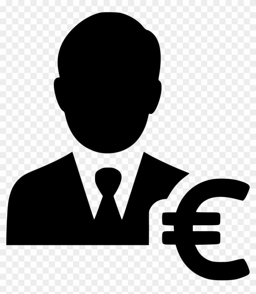 Svg Free Stock Euro Earnings Income Man Svg Png Icon - Customer Icon Png Clipart