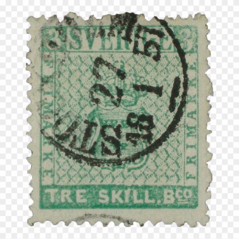 Tre Skilling Green, - Postage Stamp Clipart #5779931