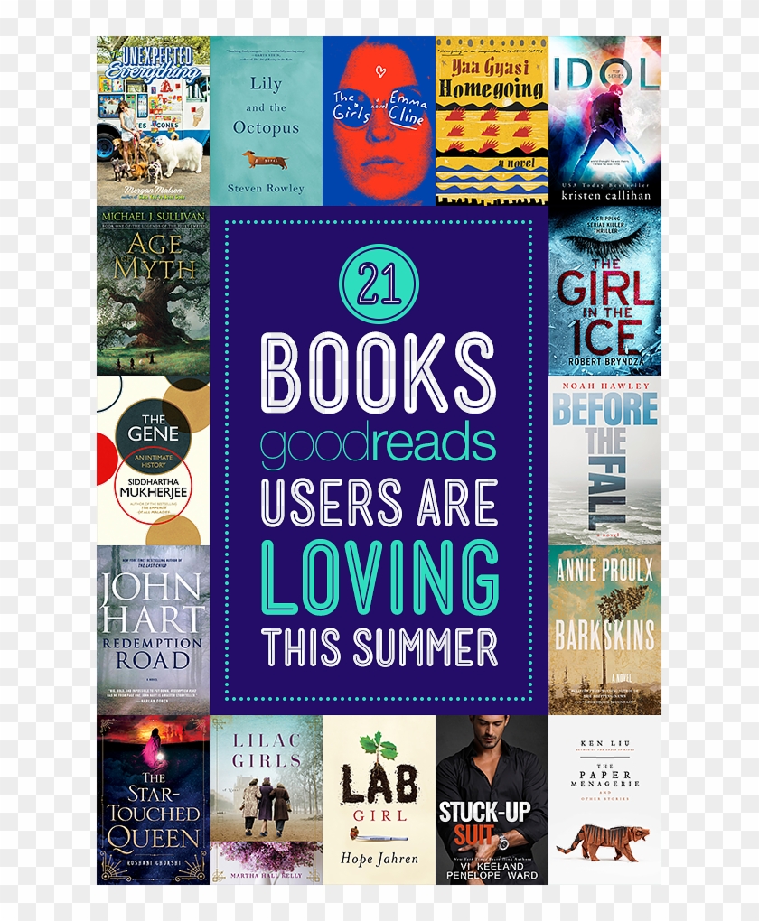 21 Books Goodreads Users Are Loving This Summer ~ Perfect - Flyer Clipart