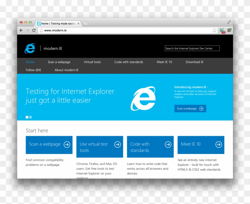Ie, A Set Of Tools To Help You Support Modern And Older - Internet Explorer 10 Clipart #5780904