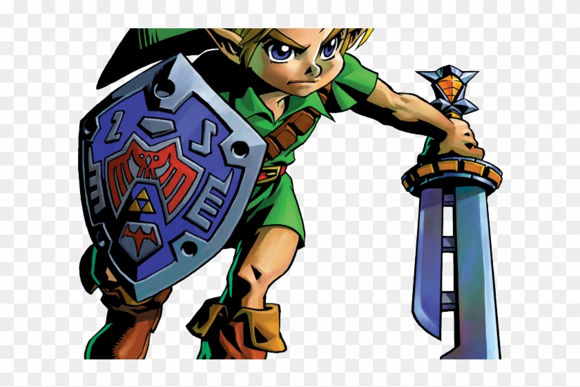 The Legend Of Zelda Clipart Link Official Art - Link Majora's Mask - Png Download