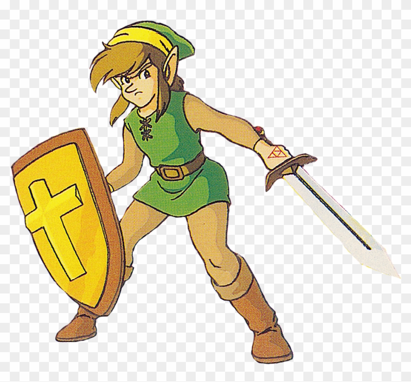 The Legend Of Zelda & The Adventure Of Link - Original Legend Of Zelda Link Clipart #5781597