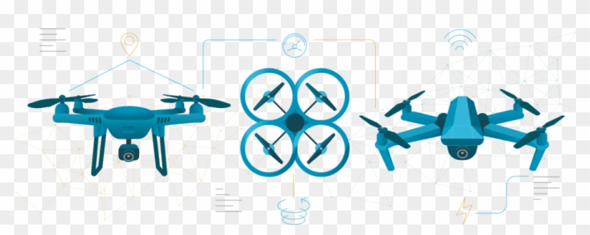 Responsible Drone Flying - Drones Graphic Clipart #5782040