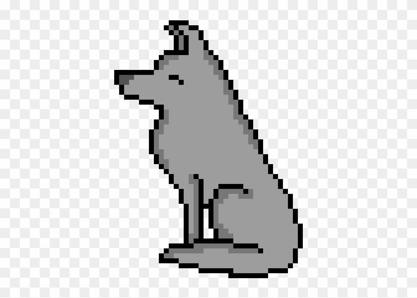 Pixel Art Wolf Shaded - Claus Mother 3 Sprite Clipart