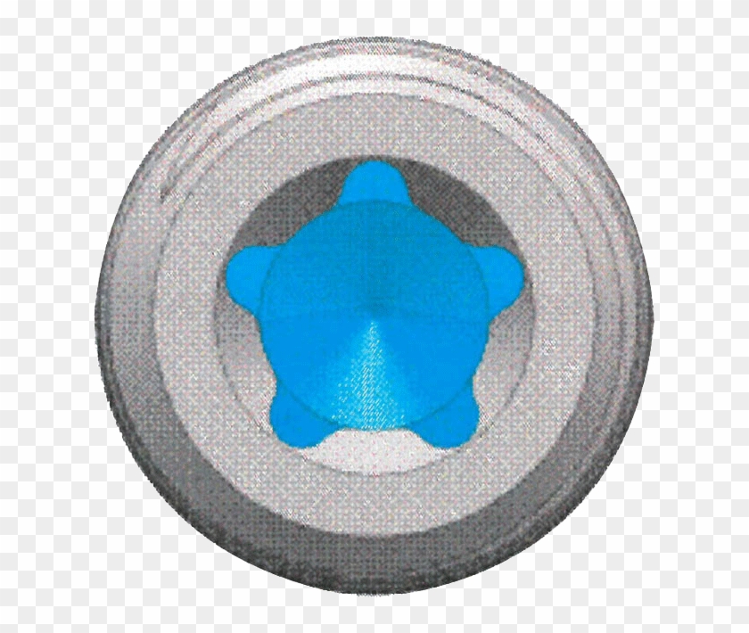 Line Drawing Of Aster Screw Head - Circle Clipart #5782839