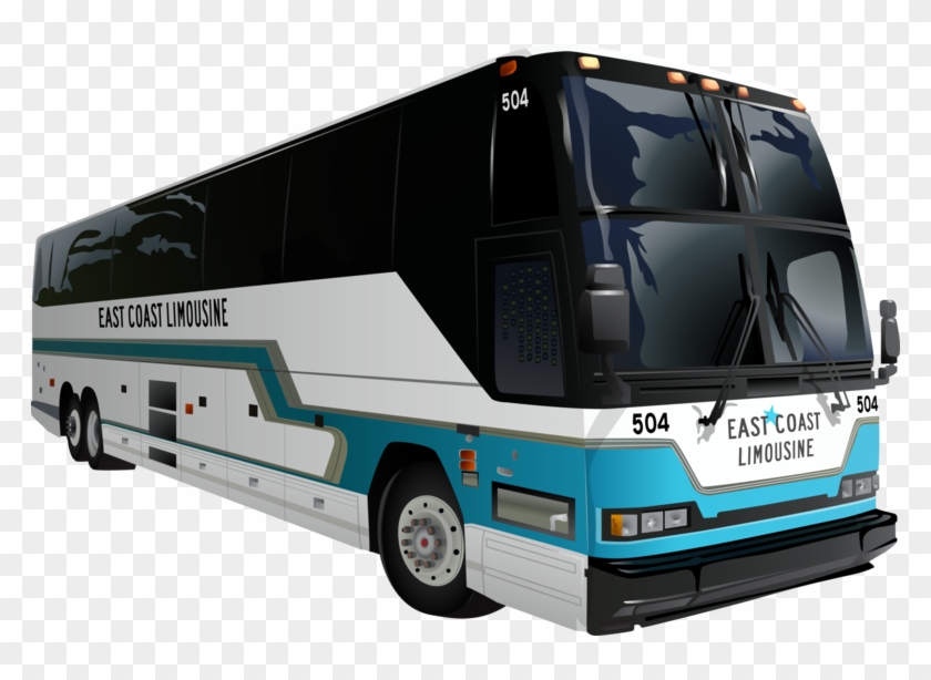 Miami Charter Bus Rental - Tour Bus Service Clipart #5783422