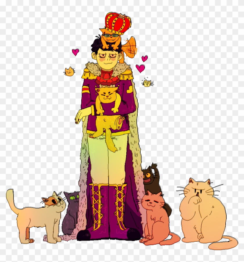 “ Happy Cat Prince Ichimatsu To Maintain The Balance - Cartoon Clipart #5784623
