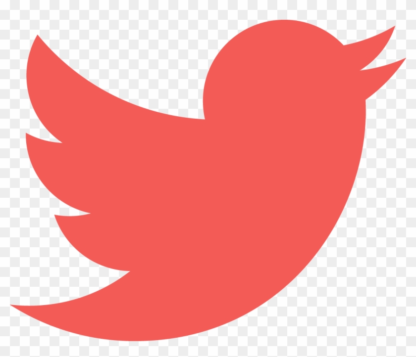 Facebook Page Twitter Account - Twitter Bird Logo Red Clipart #5784828