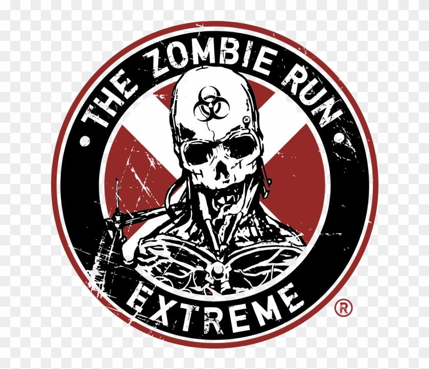 The Zombie Run - Round Rock Express 20th Anniversary Logo Clipart #5784896