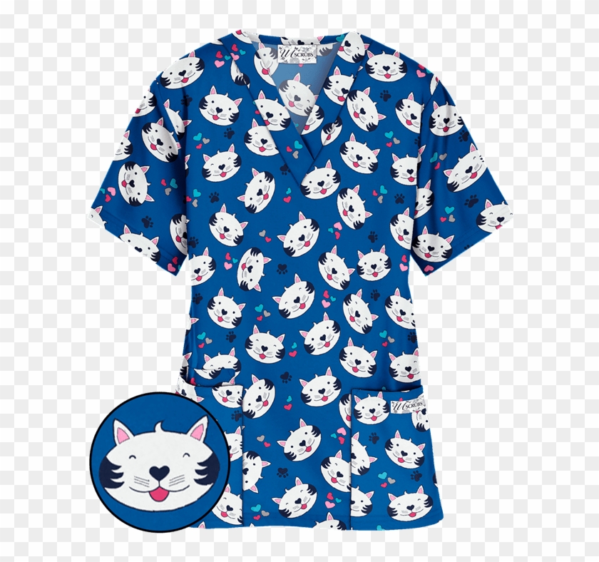 Pc61hct - Bluza Medyczna Koty Clipart