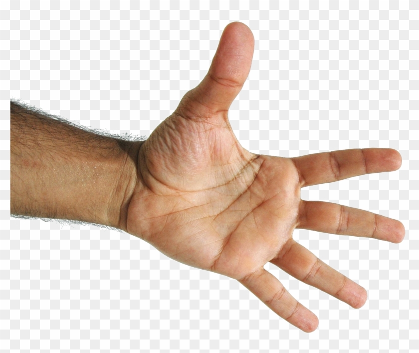 Hand On Fingers Clipart