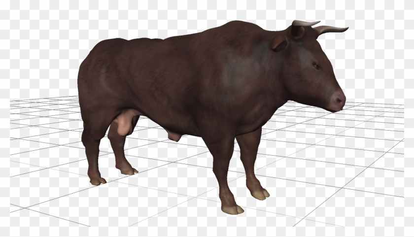 Bull Cattle Bison Horn Hairy Men Transprent , Png Download - Bull Clipart #5785184