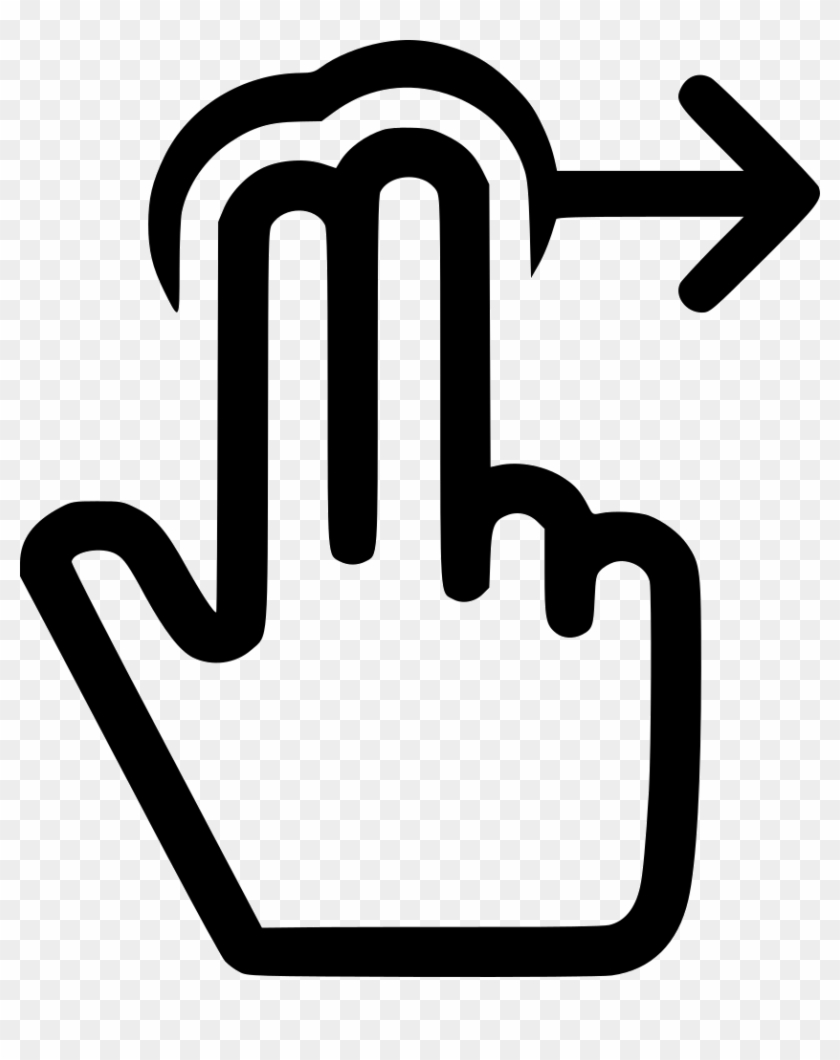 Png File Svg - Move Finger Icon Clipart #5785464