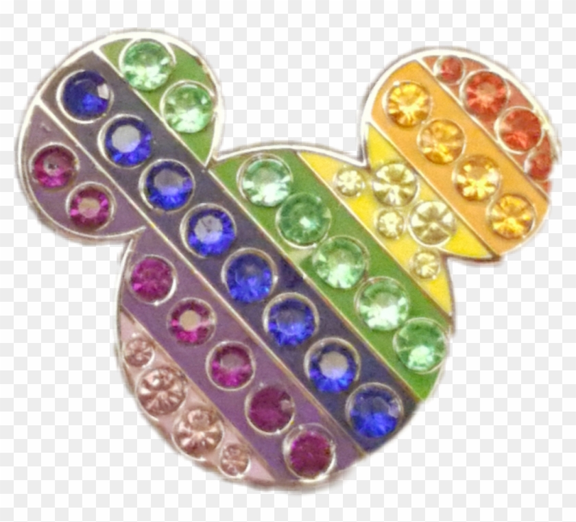 #mickey #gaypride #pride #rainbow #ears #mouse #sweet - Crystal Clipart #5785581
