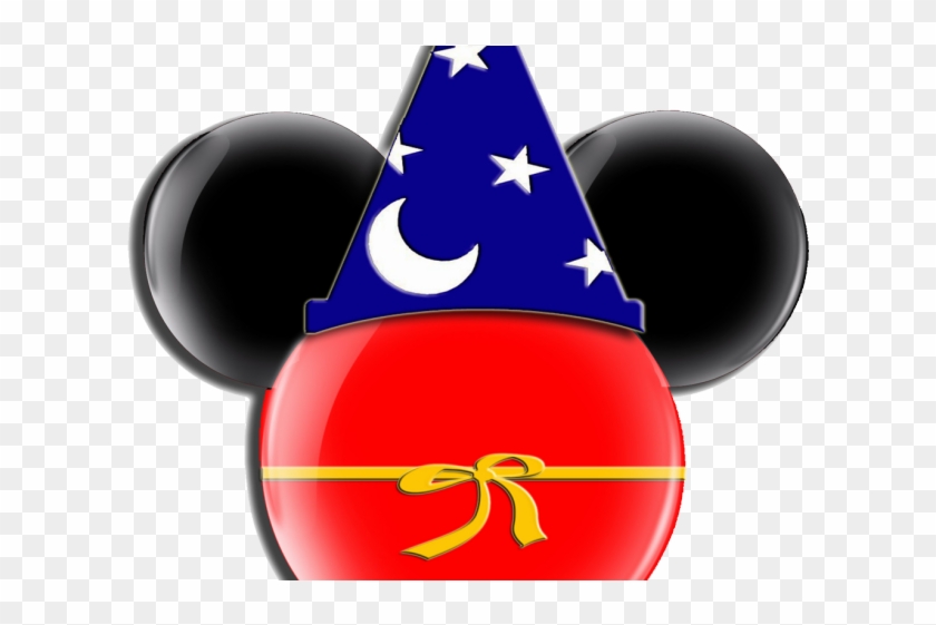 Disney Ears Cliparts - Sorcerer Mickey Mouse Head - Png Download #5785695