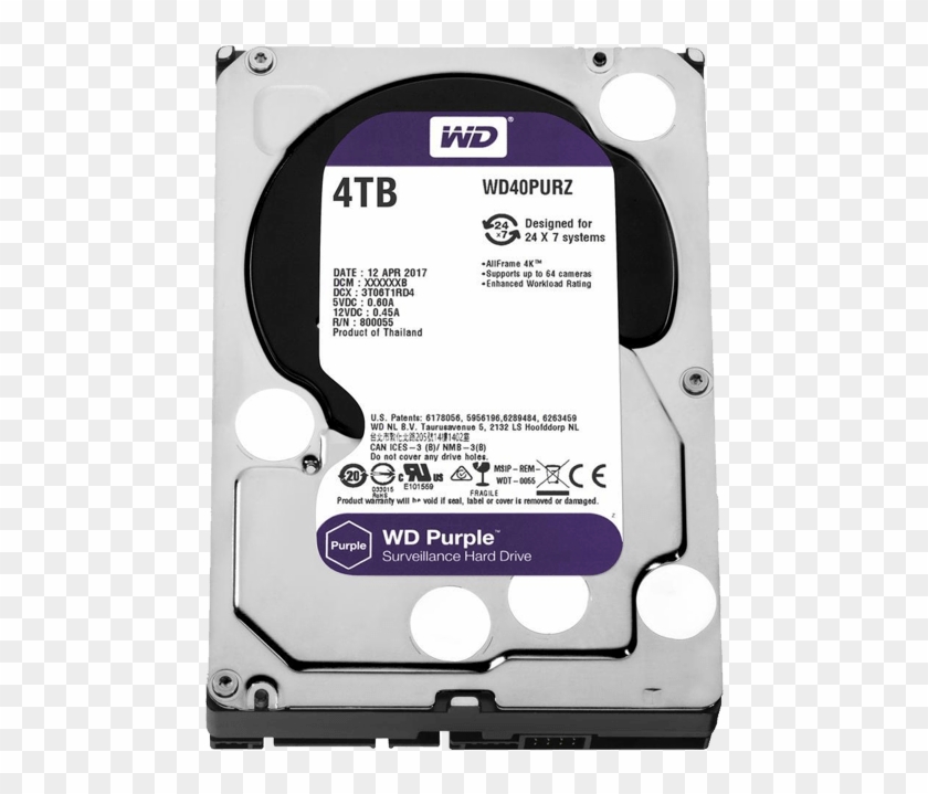 Zoom - Wd Purple Wd10purz 1tb Clipart #5786403