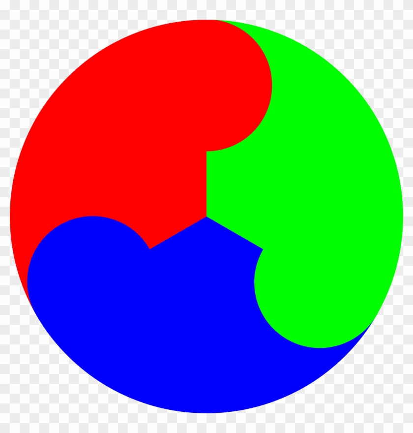 This Free Icons Png Design Of 3 Color Yinyang - Yin Yang 3 Colors Clipart #5786438