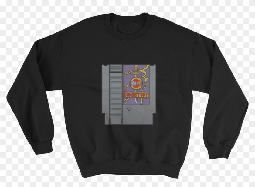 Bonestorm Nes Cartridge Video Game Retro The Simpsons - Crew Neck Clipart #5786501