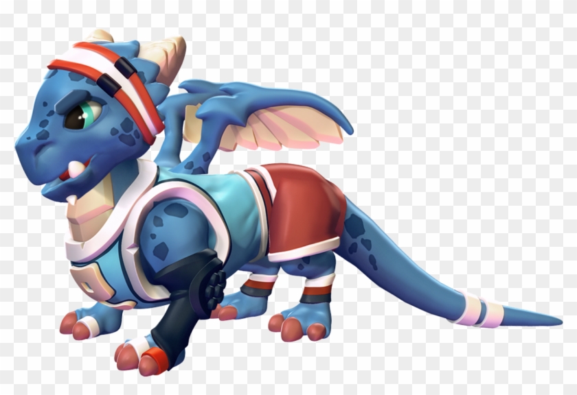 Slam Dunk Dragon - Cartoon Clipart