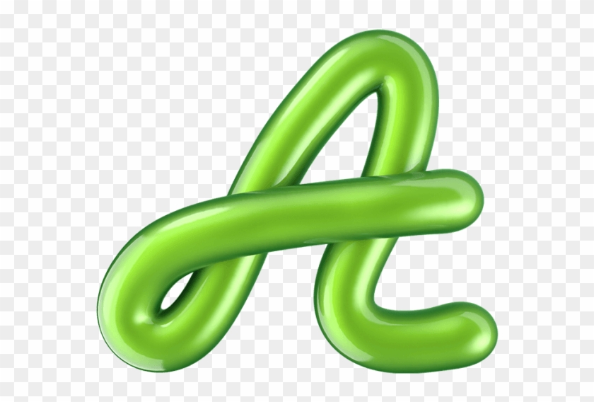 Glossy Green Font - Sign Clipart