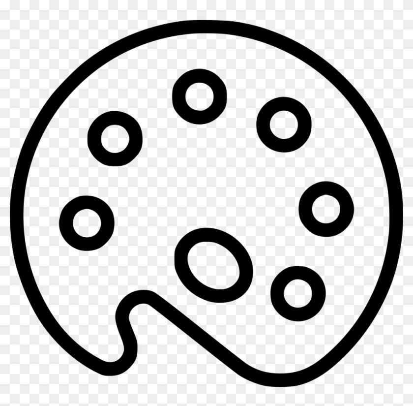 Artist Palette Png - Circle Clipart
