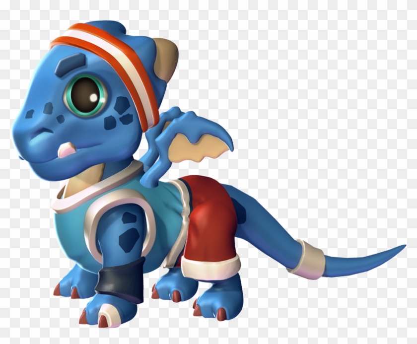 Slam Dunk Dragon Baby - Cartoon Clipart